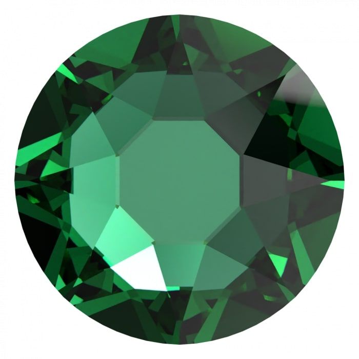 Стразы горячей фиксации 2078 ss 34 Majestic Green HF
