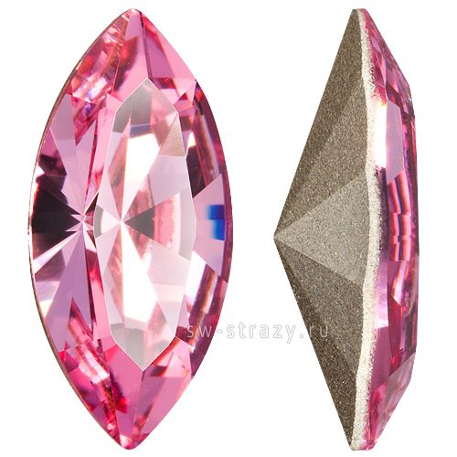 Кристаллы 4228 10x5 mm Rose