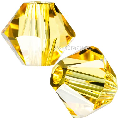 Бусины 5328 4 mm Light Topaz