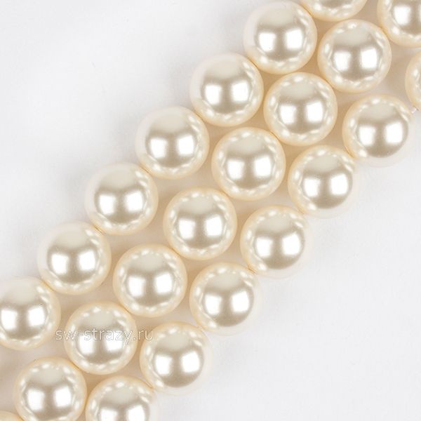 Жемчужины 5810 10 mm Crystal White Pearl