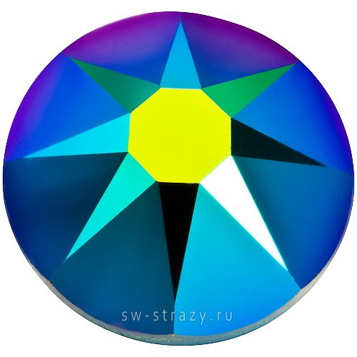 2088 ss 20 Crystal Scarabaeus Green F