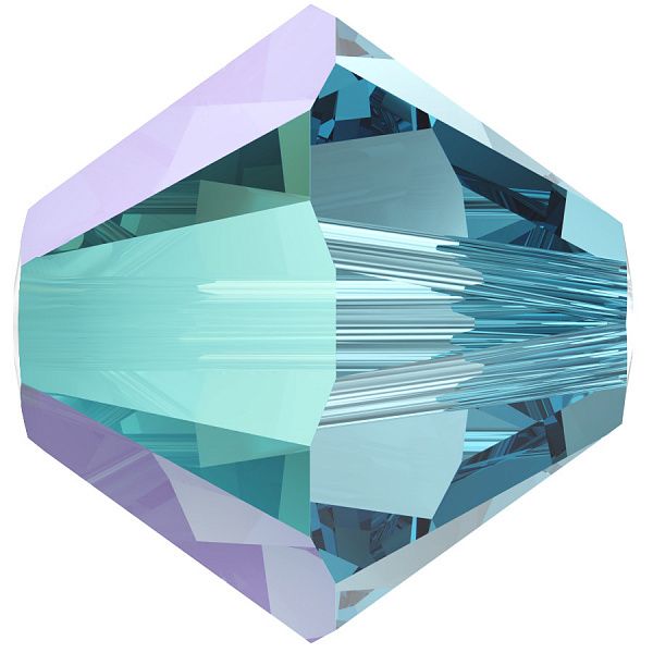 Бусины 5328 3 mm Aquamarine Shimmer