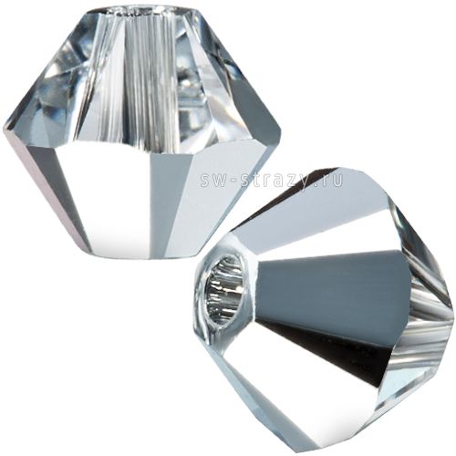 Бусины 5328 4 mm Crystal Comet Argent Light