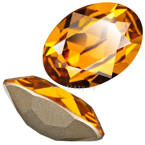 Кристаллы 4120 18x13 mm Topaz