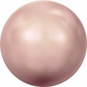 Жемчужины 5809 3 mm Crystal Rose Gold Pearl